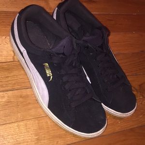 Black and white pumas